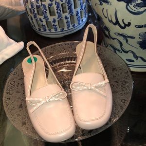 Anne Klein sling back flats